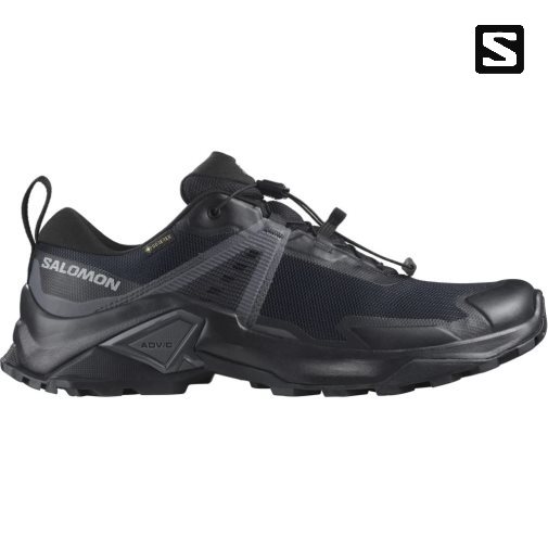 Tenis Senderismo Salomon X Raise 2 GTX Hombre Negros | MX UGWJ185